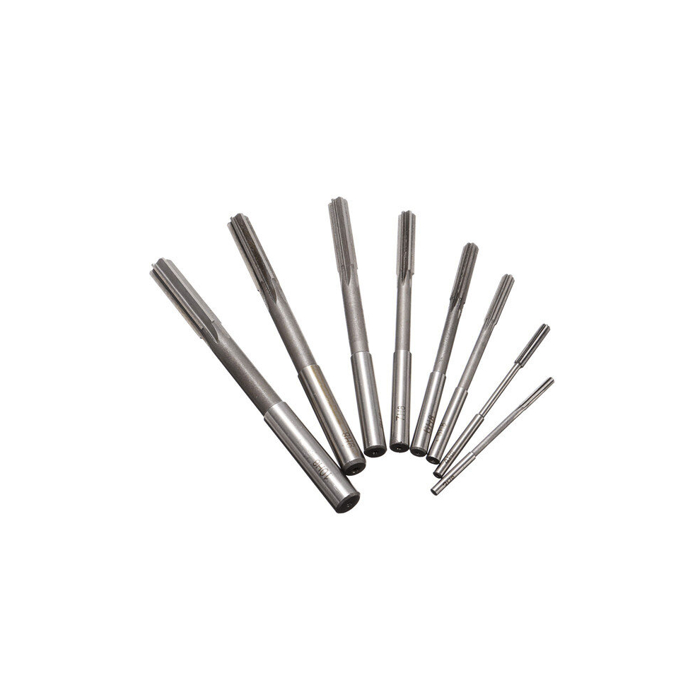 8Pcs 3-10Mm Hss Machine Reamer Straight Shank Milling Reamer Chucking Reamer 6272994071142