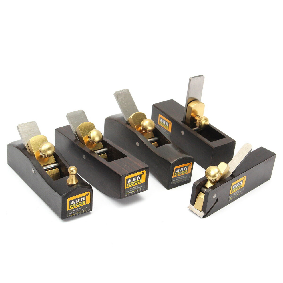 5 Pcs Set Diy Mini Hand Planes Carpentry Carpenter Ebony Joinery Woodworking Tools 693085563555