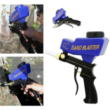 90 PSI Portable Pneumatic Sandblaster - Handheld Rust Removal Tool, 600cc Gravity-Feed, 1/4 inch NPT, Works with Soda/Walnut Shell/Aluminum Oxide