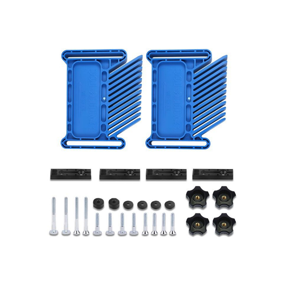 Drillpro 2Pcs New Woodworking Table Featherboards Feather Loc Boards For Table Saw Router Table Band Saws Fence Miter Slot Tool 6900062173039