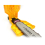Upgrade Universal Chainsaw Teeth Sharpener Plastic Chainsaw Sharpener Bar-Mount Chainsaw Chain Sharpening Kit 10