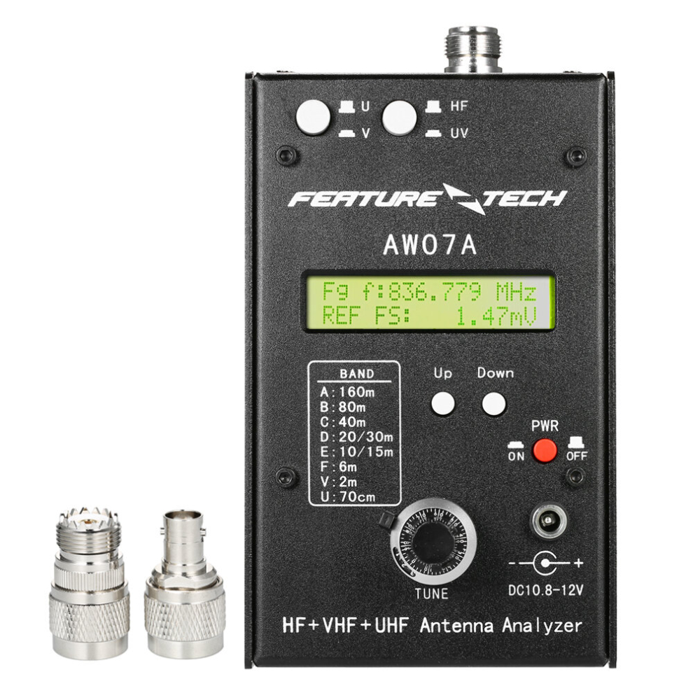 Aw07a Hf/Vhf/Uhf 160M Impedance Swr Antenna Analyzer Meter For Ham Radio Hobbyists 787825659339