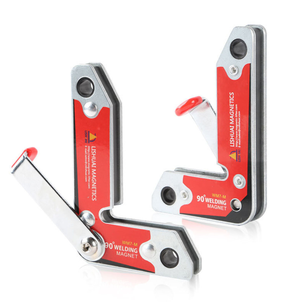 2Pcs Pack Neodymium Magnet Welding Clamp/Permanent Ndfeb Welding Magnet With Handle 6901250061992