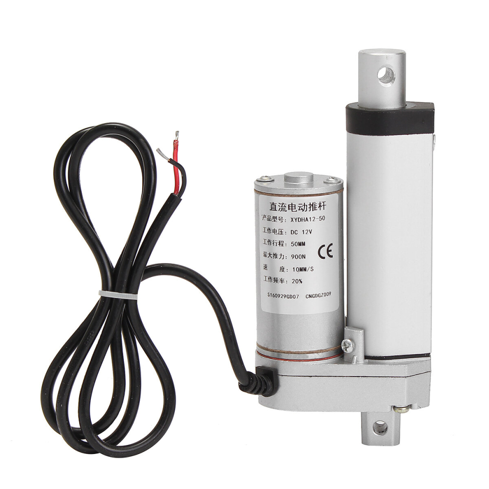 Dc 12V 2Inch 900N 10Mm/S 50Mm Linear Actuator Motor Adjustable Electric Heavy Duty Lifting 300742215794