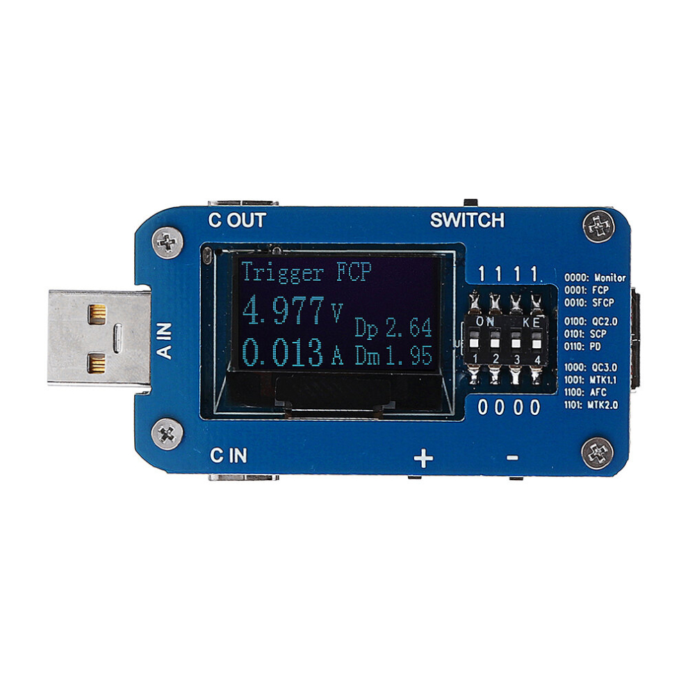 Qc2.0 3.0 Type-C Pd3.0 Fcp Afc Scp Mtk Fast Charge Pd Protocol Controller Test Board Usb Tester 791177475615