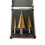 3pcs Titanium Coated HSS Step Cone Drill Bit Hole Cutter 4-12/20/32mm 8