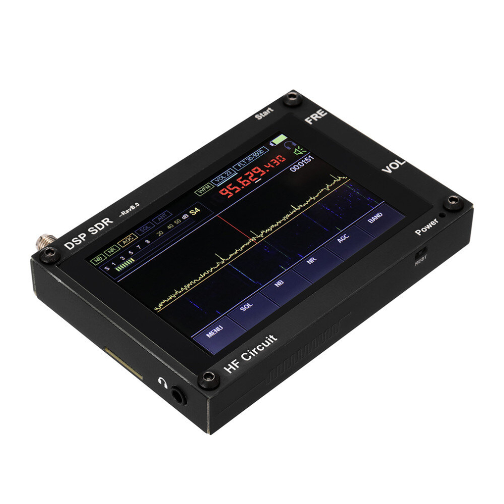 Ultra-Thin 50Khz-200Mhz Malahit Sdr Receiver Malachite Dsp Software Defined Radio 3.5 Display Battery Inside Nice Sound - 400Mhz~2Ghz" Black 6900080248467