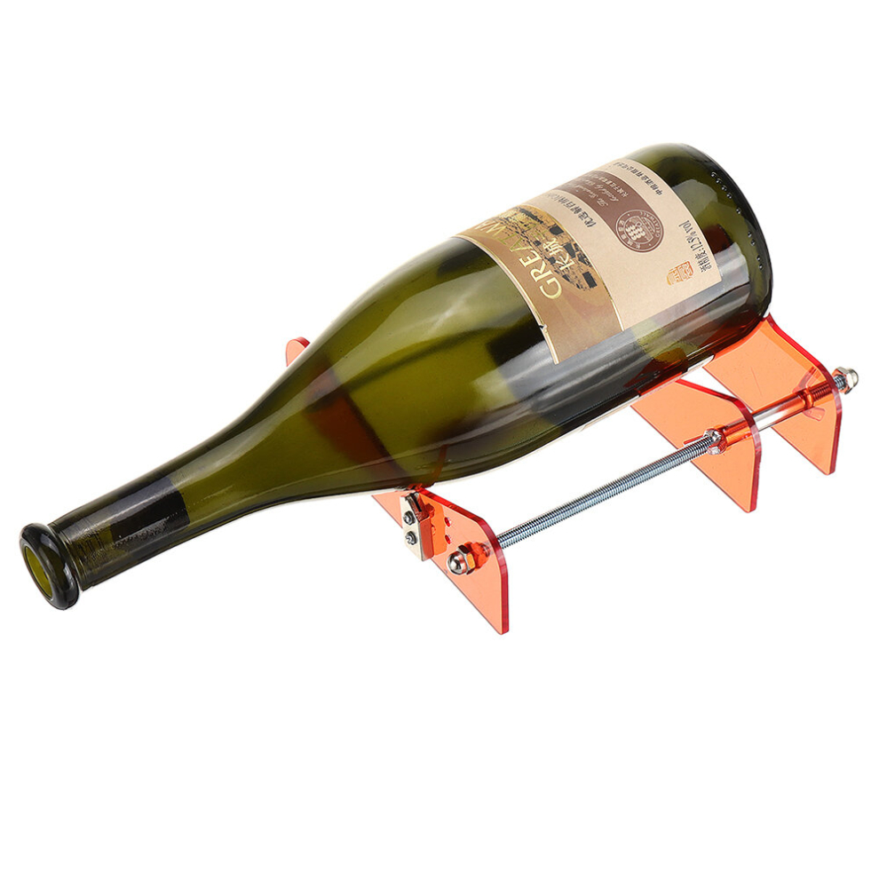 2Pcs Red Cup Holder Glass Bottle Cutter Acrylic Adjustable Machine For Wine/Beer Bottles Diy Bottle Cutting Machine Porta Vinos Bekerhoud 6900747647411
