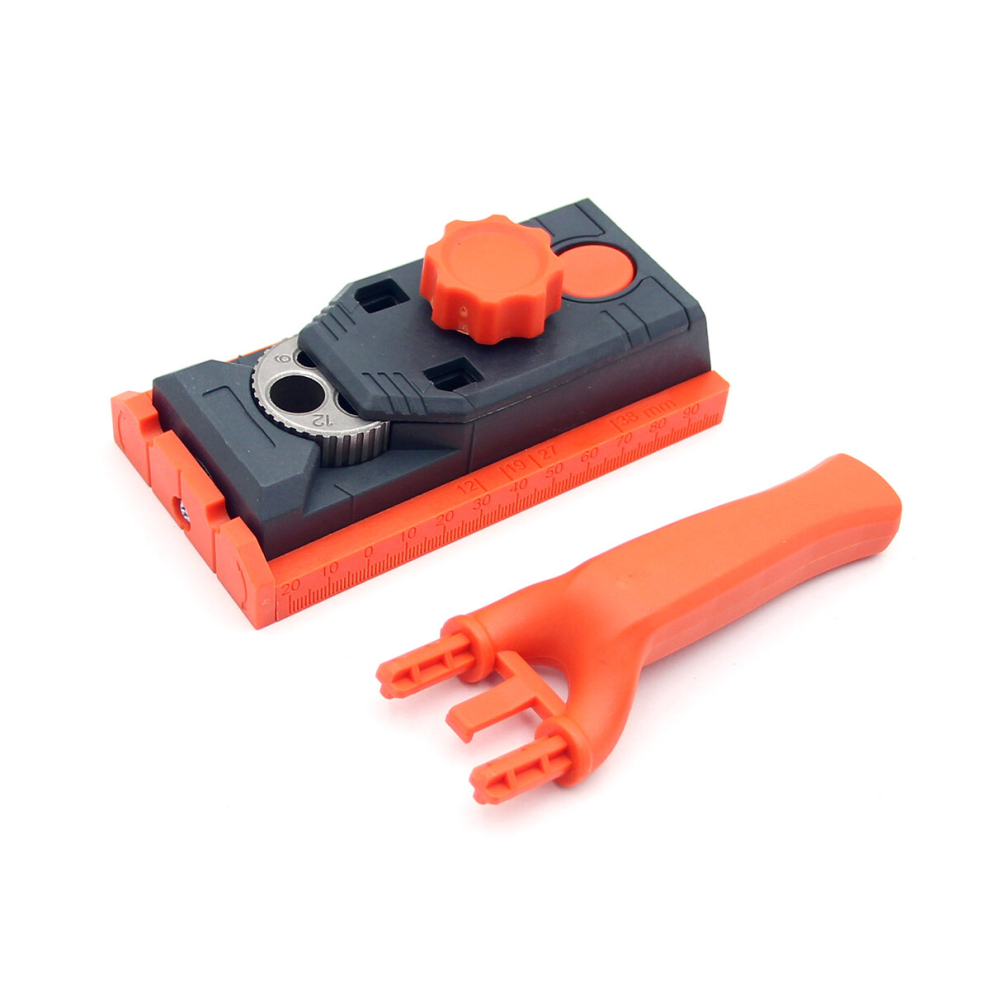 Multi-Purpose Round Wood Tenon Locator Drilling Hole Positioner Woodworking Tool 600182738502