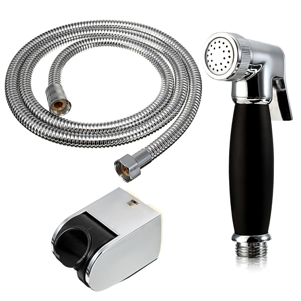 3 Pcs Hand Held Shower Head Jet Douche Bidet Sprayer Toilet Shattaf Spray Diverter Set 3195315119954