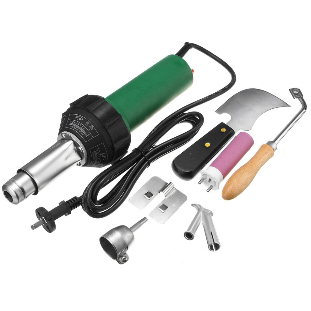 220V 1600W Heat Gun Plastic Pvc Floor Welding Torch Hot Air Blower With Accessories 300742204194