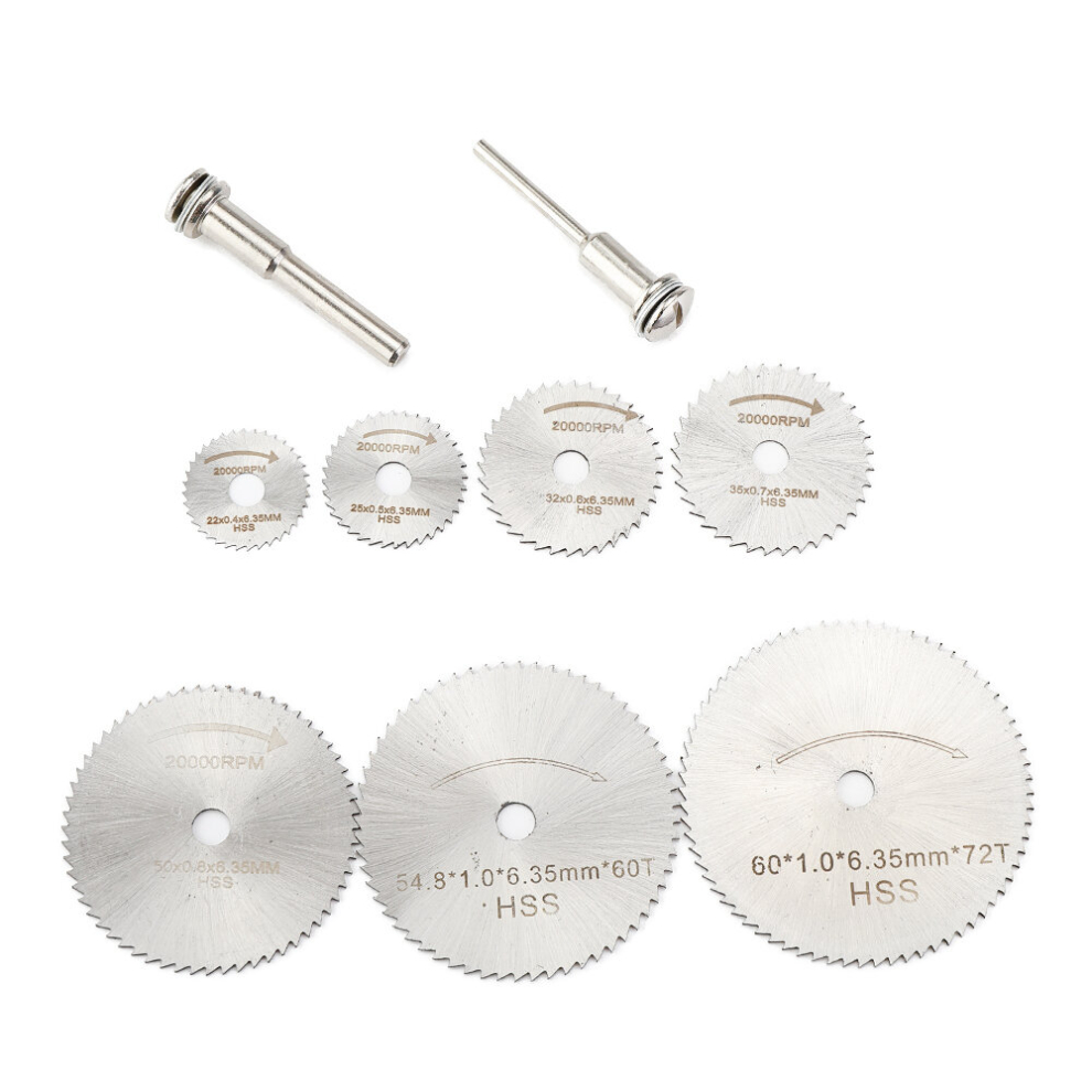 30Pcs 22-60Mm Hss Circular Saw Blade Set For Metal & Dremel Rotary Tools 606098851410