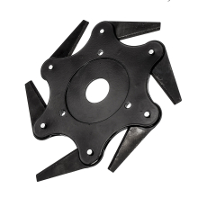 6 Steel Blades Razors Black Trimmer Head Lawn Grass Weed Eater Brush Cutter