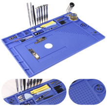 YIHUA Heat Insulation Silicone Project Mat Prevent Blister Protection Soldering Repair Mat Magnetic Maintenance Pad