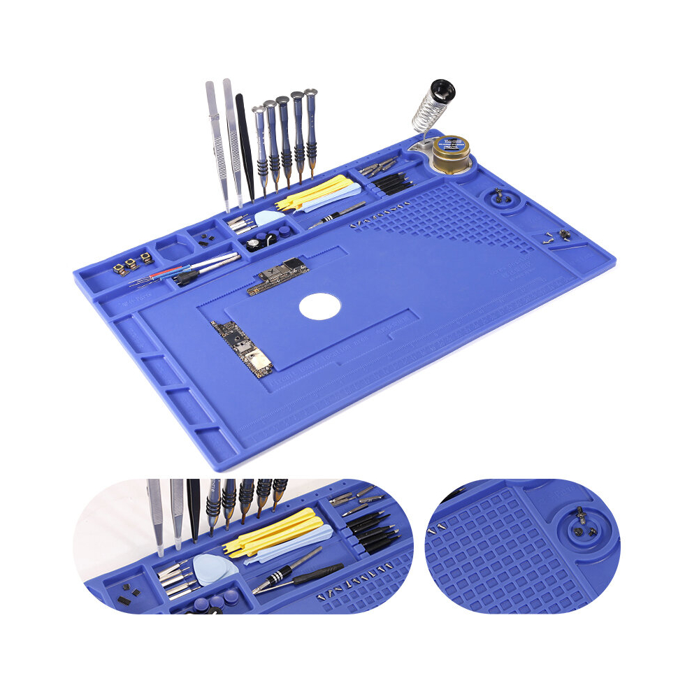 Yihua Heat Insulation Silicone Project Mat Prevent Blister Protection Soldering Repair Mat Magnetic Maintenance Pad 6906139857178