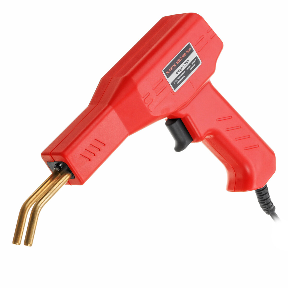 110/220V Car Repair Hot Stapler Bumper Plastic Welding Torch Weld Tools Kit Red 6900063796657