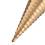 Drillpro 4-32mm Titanuim Coated HSS Step Drill Bit with Automatic Center Pin Punch 7