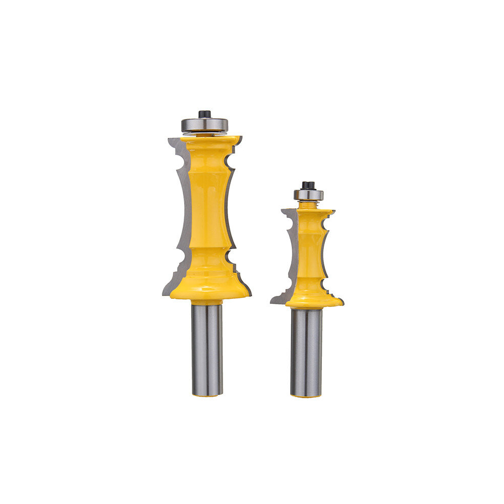 2Pcs 1/2 Inch Shank Mitered Door&Drawer Molding Router Bits For Woodworking 146614786869
