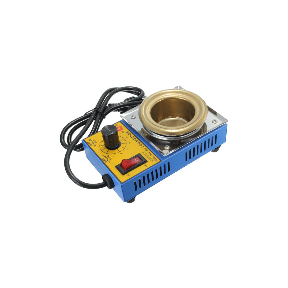 50Mm 220V 150W Solder Pot Soldering Desoldering Bath Tin Mealting Plate 712662254003