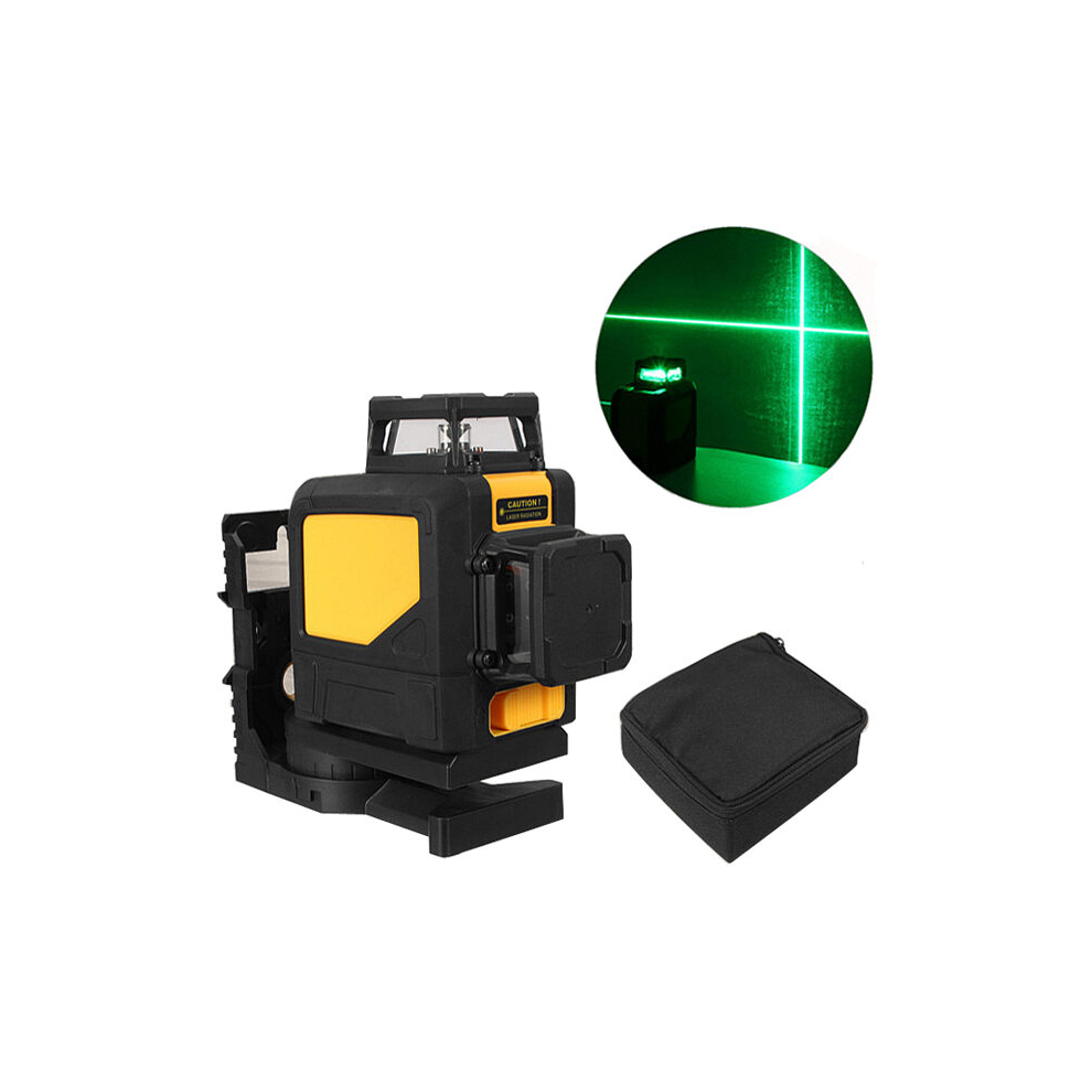 Mini 360 Green 8 Line Laser Level Self Leveling Vertical&Horizontal Level Measurement 791177556253