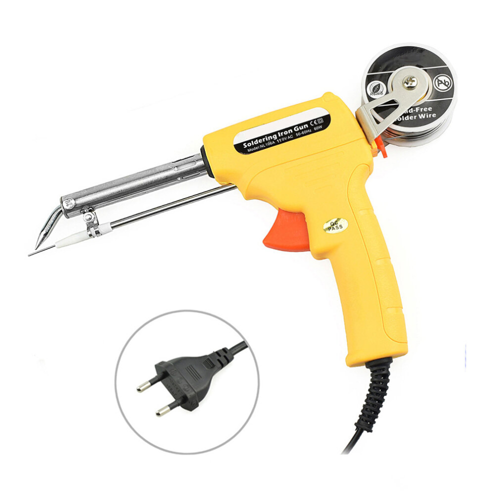 110V 60W Soldering Tin Gun Suction Tin Device Electric Welding Gun Tool Automatic Send Tin 791177504179