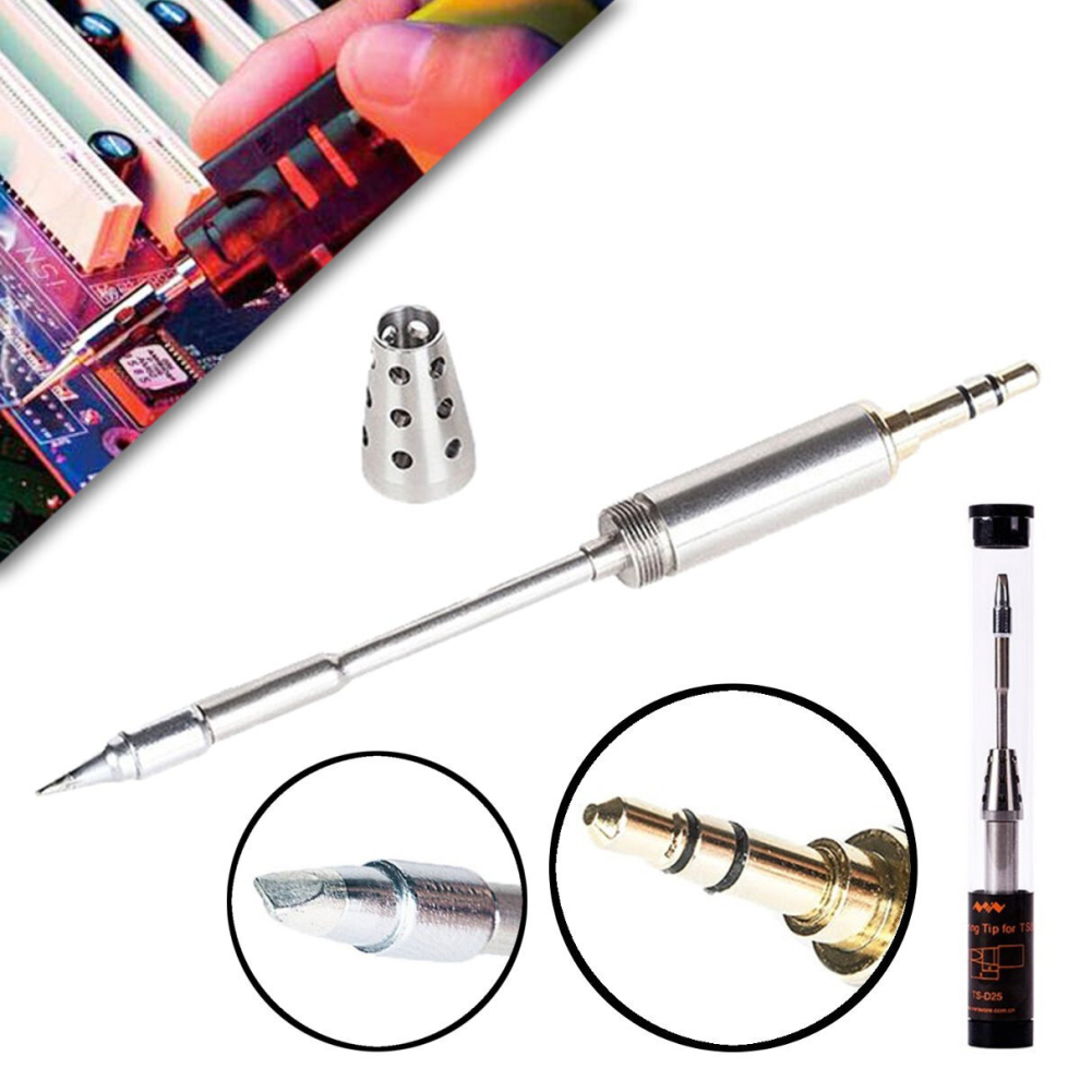 Mini Original Replacement Solder Tip Soldering Iron Tips For Ts80 Ts80p Digital Lcd Soldering Iron 791540930109