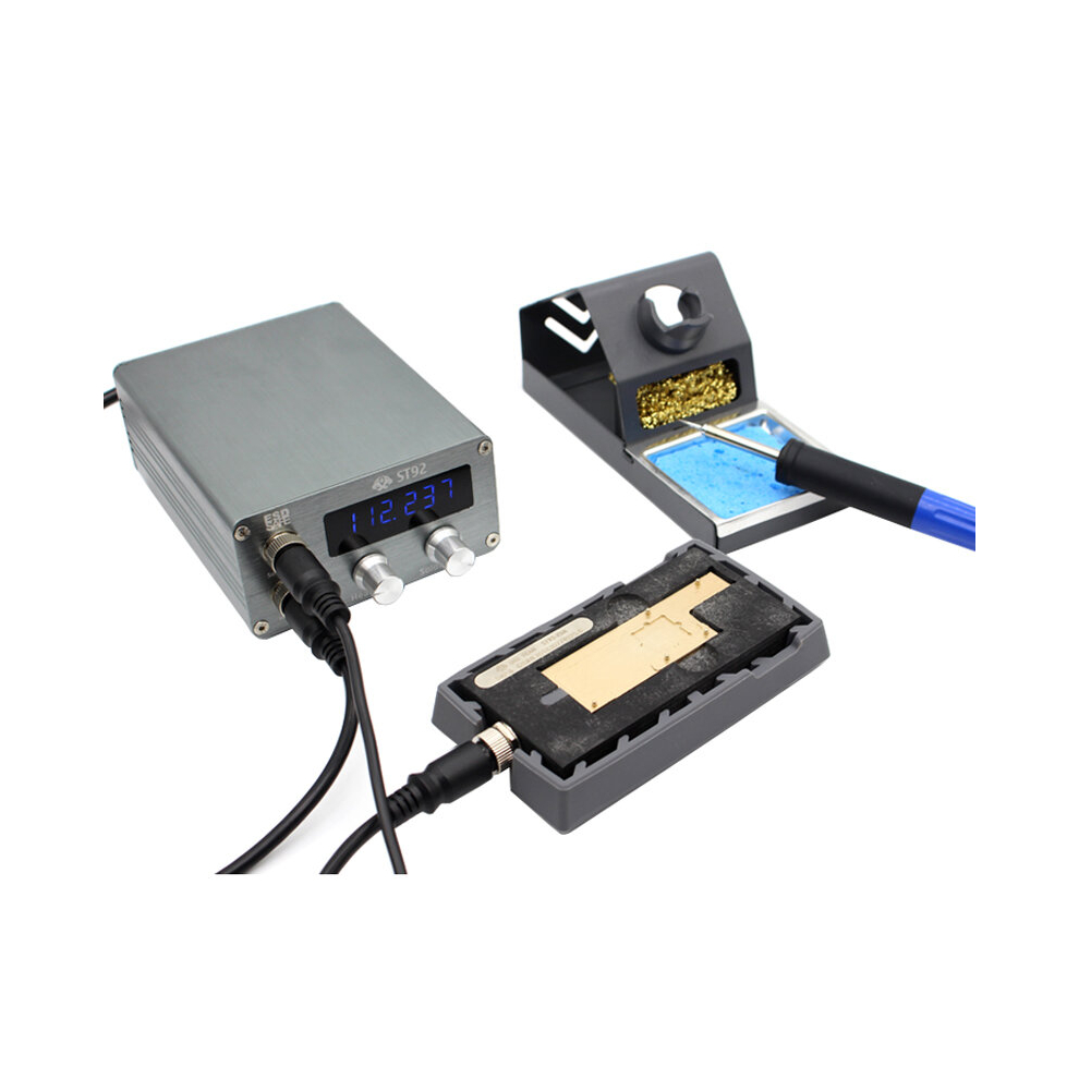 St92 T12 Soldering Station Phone Motherboard Separator Heating Station Glue Remover For Iphone X/Xs/Xs Max Cpu Ic Chips Disassembly 6901250284070