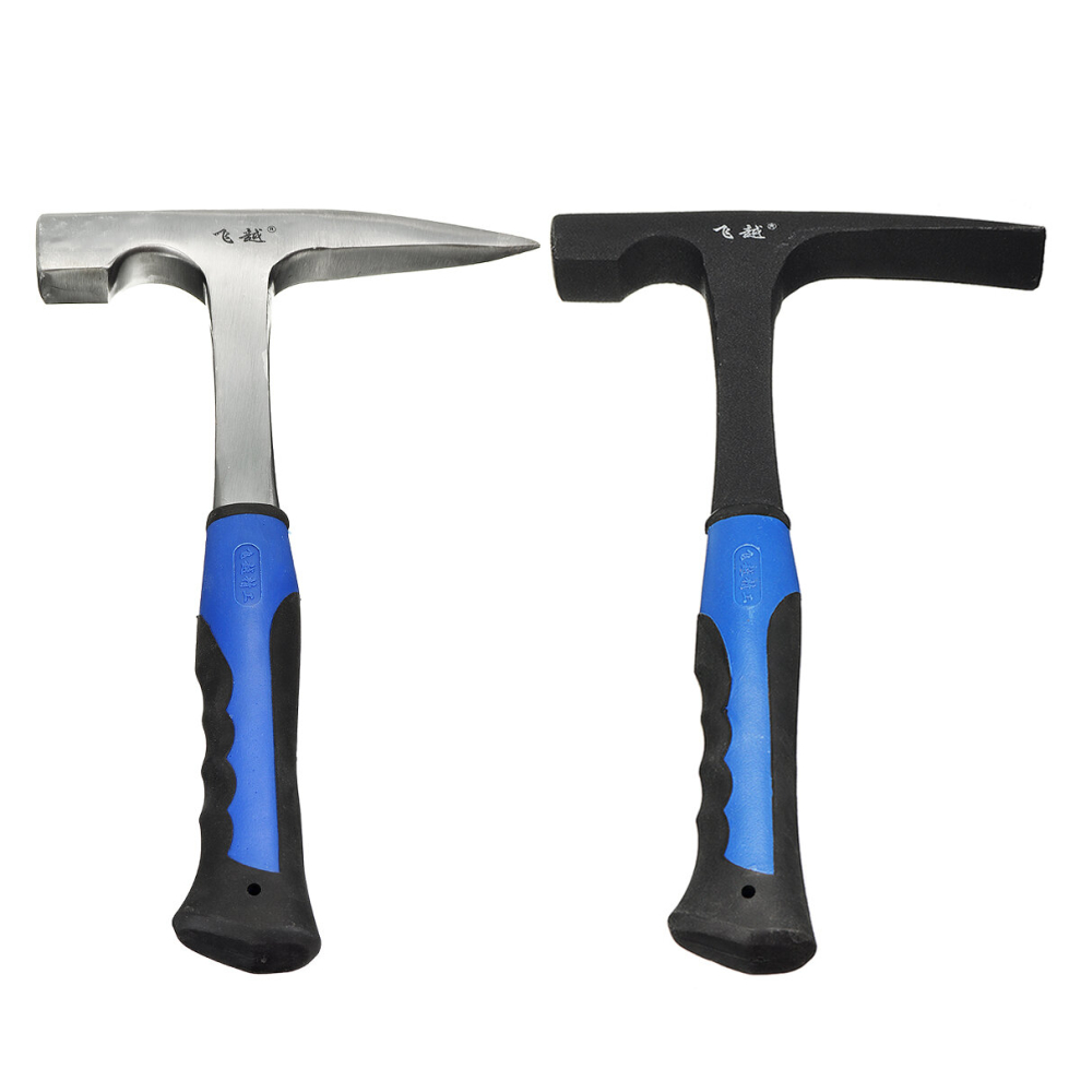Flat /Pointed Hammers Shock Reduction Grip Geology Prospecting Mine Exploration Tool 300742214285