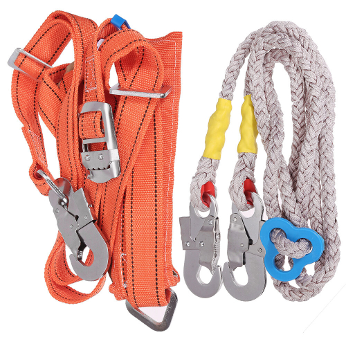 Tree Climbing Sets Climbing Spikes Safety Belt with Rope 2
