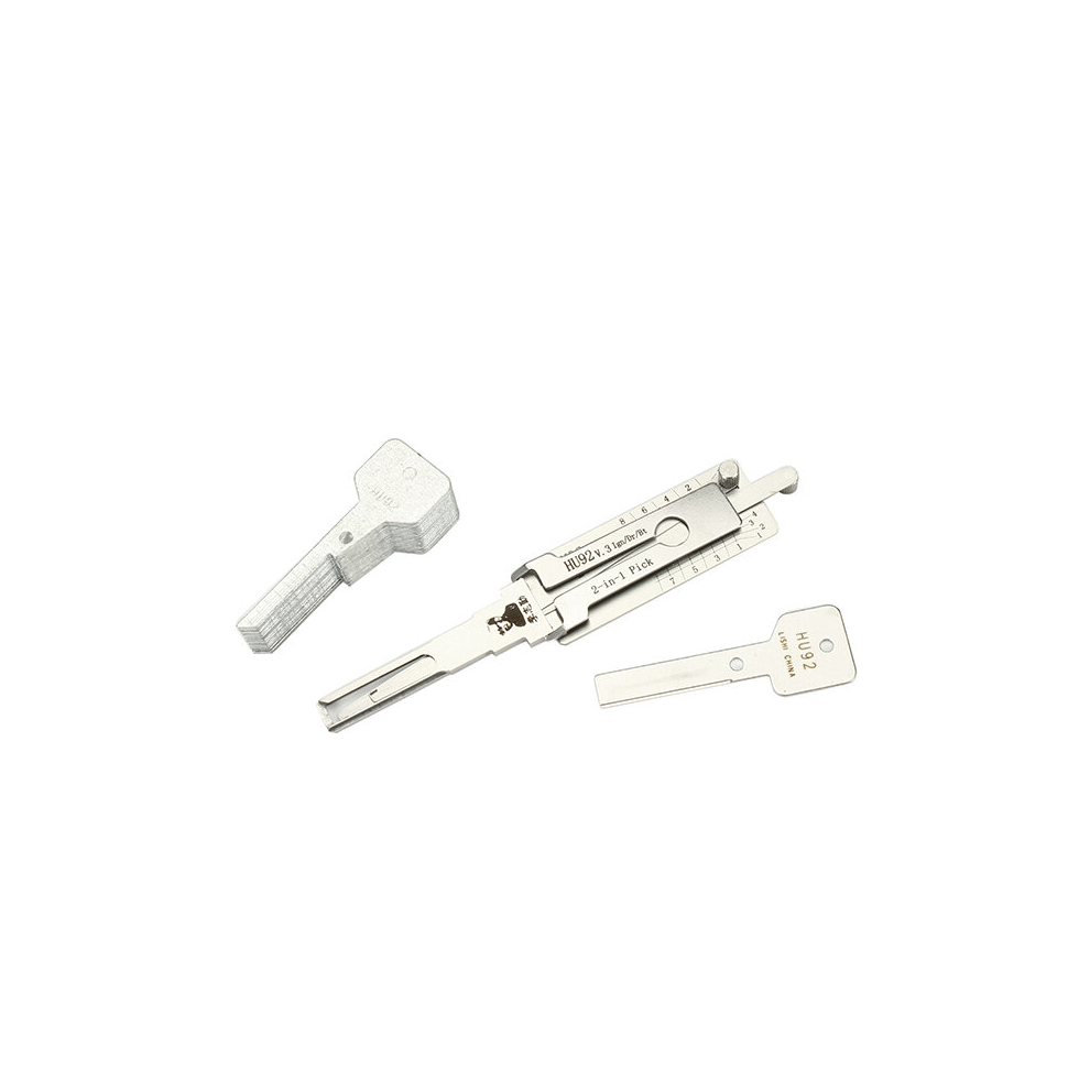 Daniu Hu92 V.3 Ign/Dr/Bt 2 In 1 Car Door Lock Pick Decoder Unlock Tool Locksmith Tools 6901251425830