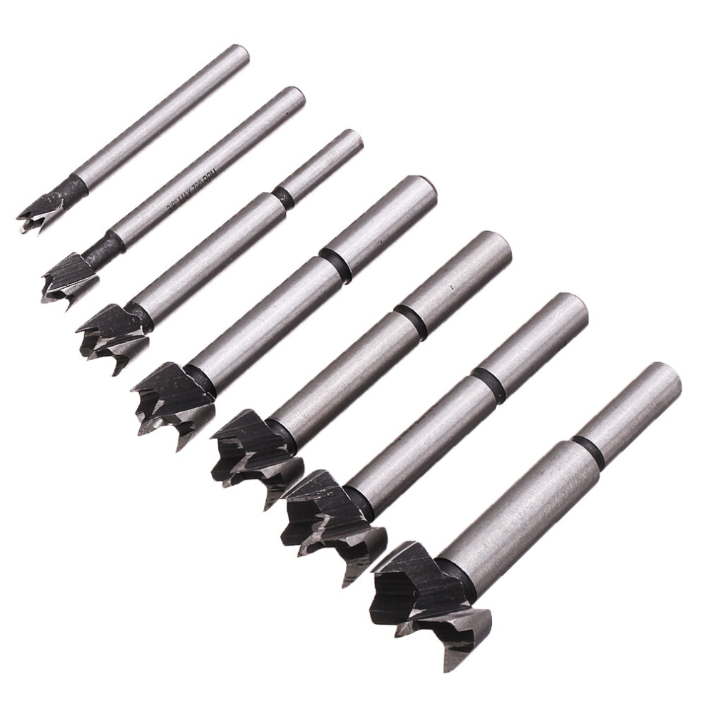 Drillpro 7Pcs 6-25Mm Hinge Hole Cutter Set Woodworking Boring Wood Hole Saw Cutter 6906139939515