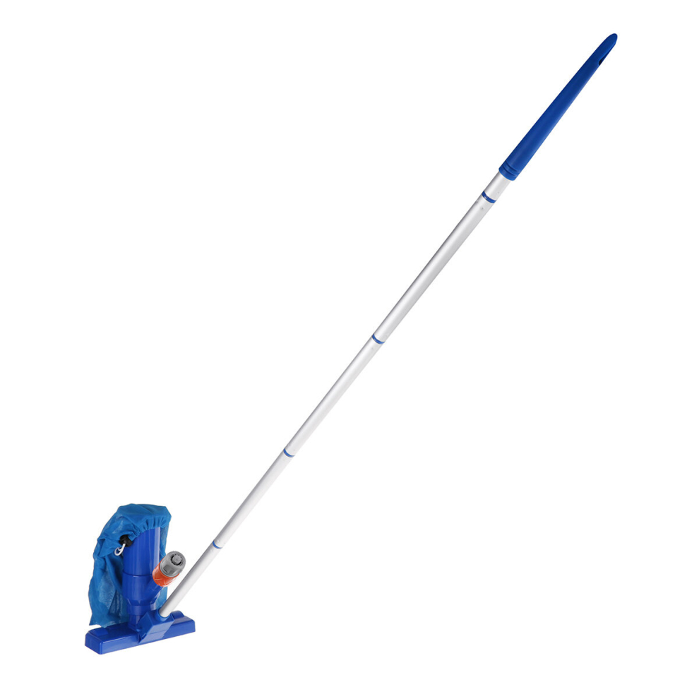 Swimming Pool Vacuum Cleaning Tool Set Suction Head Kit 5-Section Bar With Bottom Brush 6900073010545