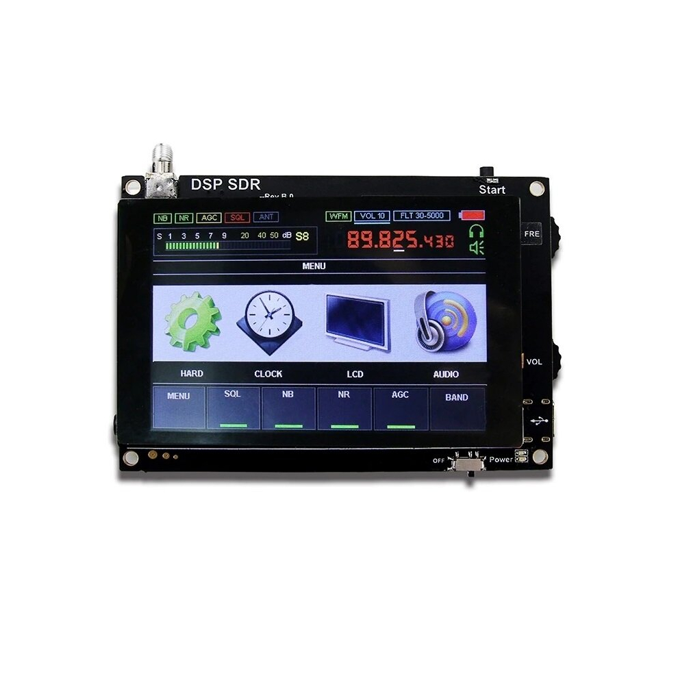 50Khz-200Mhz Malachite Sdr Malahit Sdr Radio Receiver 2 Speakers 3.5 Display Shell Without Antenna" 6906142911850