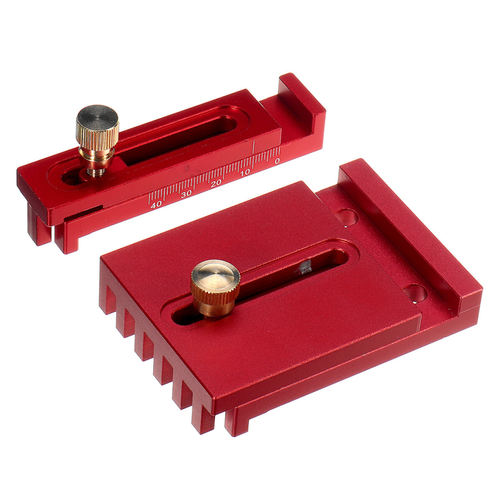 Woodworking Depth Measuring Ruler Aluminum Alloy Depth Gap Gauge 704577391089