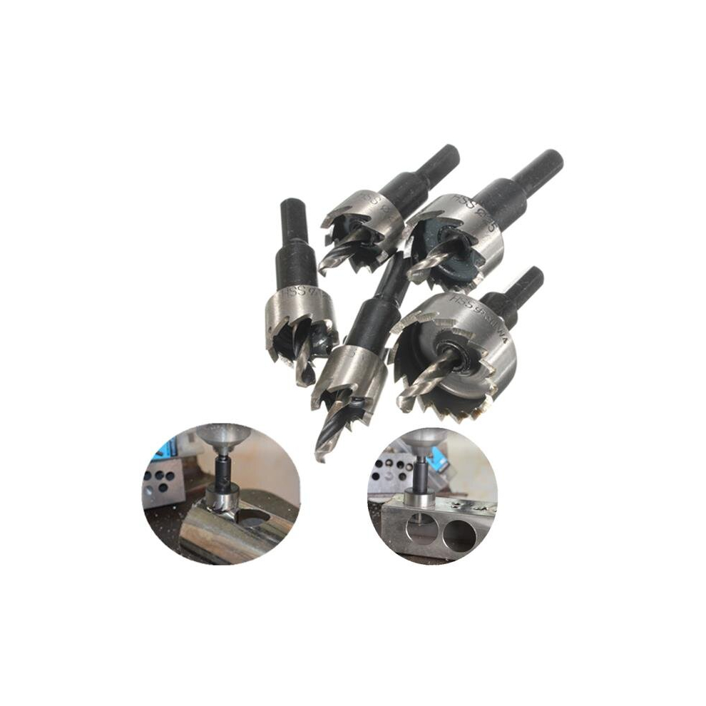 5Pcs 16-30Mm Hss Hole Saw Cutter Drill Bit 190268198448