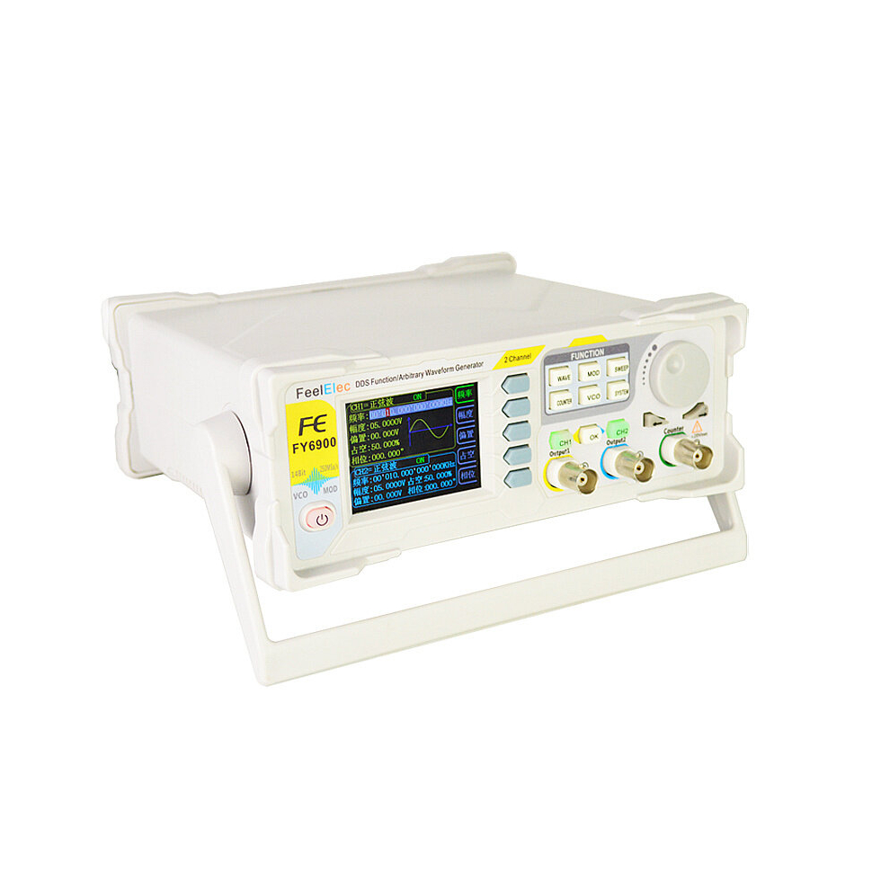 Fy6900 Dual Channel Dds Function Arbitrary Waveform Signal Generator Pulse Signal Source Frequency Counter Fully Numerical Control 20Mhz/60Mhz 3596055924073
