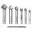 7pcs Countersunk Drill Twist Drills Bit Countersink Metal Woodworking Tool 1
