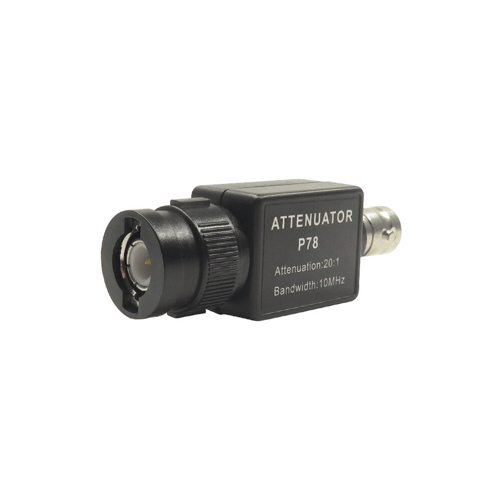 P78 20:1 Signal Attenuator 10Mhz Bandwidth Oscilloscope Accessories Bnc Adapter 889743491357