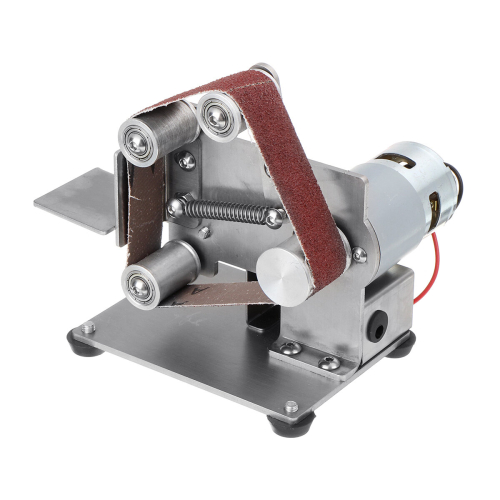 110-240V Mini Belt Sander DIY Sanding Grinding Sharpening Machine Edge Sharpener 330x25mm 1