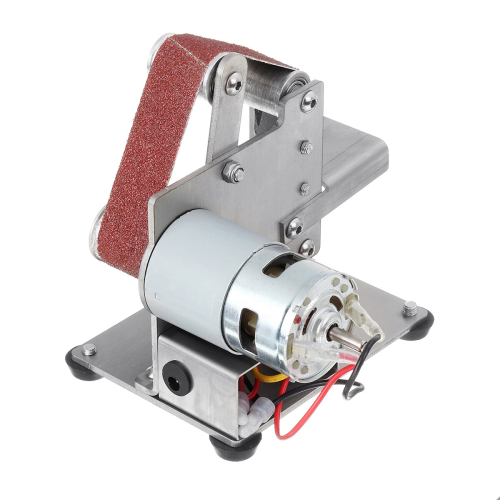 110-240V Mini Belt Sander DIY Sanding Grinding Sharpening Machine Edge Sharpener 330x25mm 2