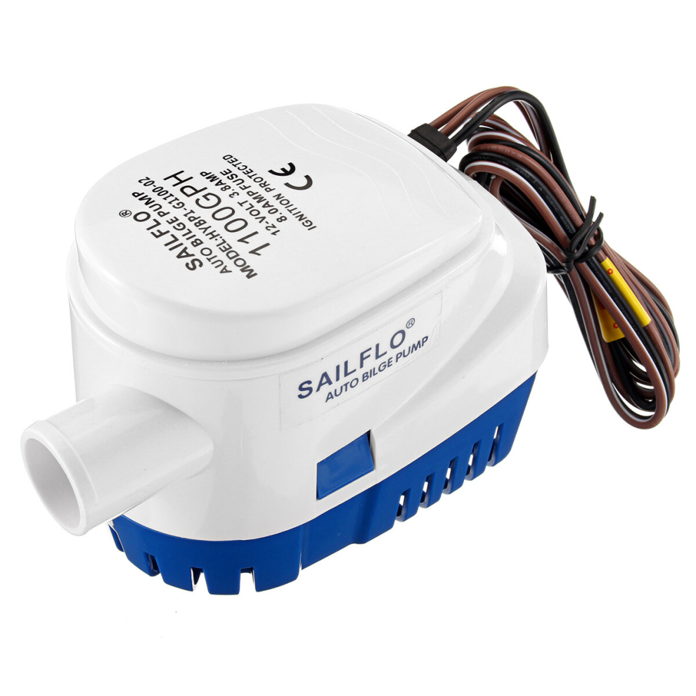 12V 1100Gph Bilge Water Pump Submersible Float Switch 190268024969
