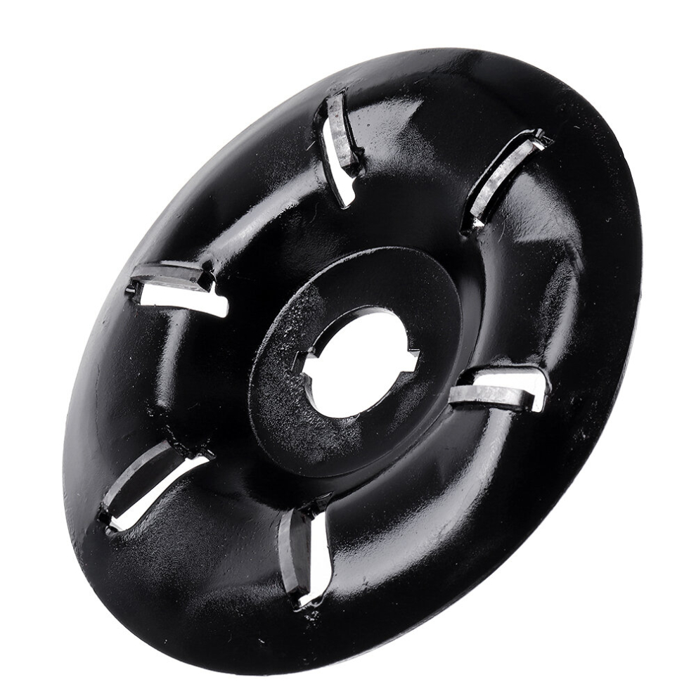 Drillpro 125Mm Diameter 22Mm Bore Wood Angle Grinder Disc Six-Tooth Carbide Wood Carving Disc Milling Removal Woodworking Tool 3345536143898