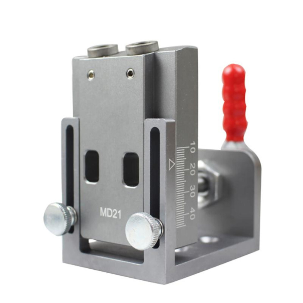 Pocket Hole Jig Kit Drill Locator Quick Clamping Oblique For Joinery Step Drill Bit 9Mm Set For Carpenter Woodworking Hardware Tools 6906142360436