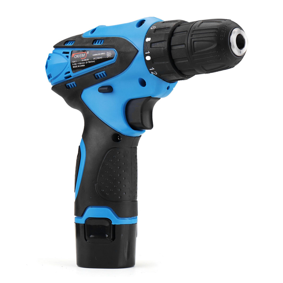 12V 1300Mah Cordless Drill Driver Screw Electric Screwdriver With 2 Lithium-Ion Battery 4894660204221