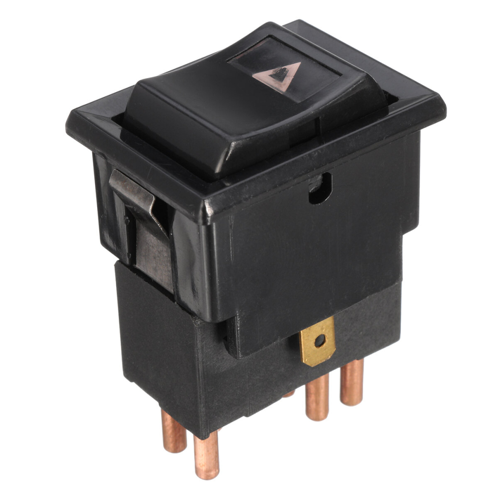 Hazard Warning Lamp Switch For Land Rover Defender Yuf101490 Black 790220632197