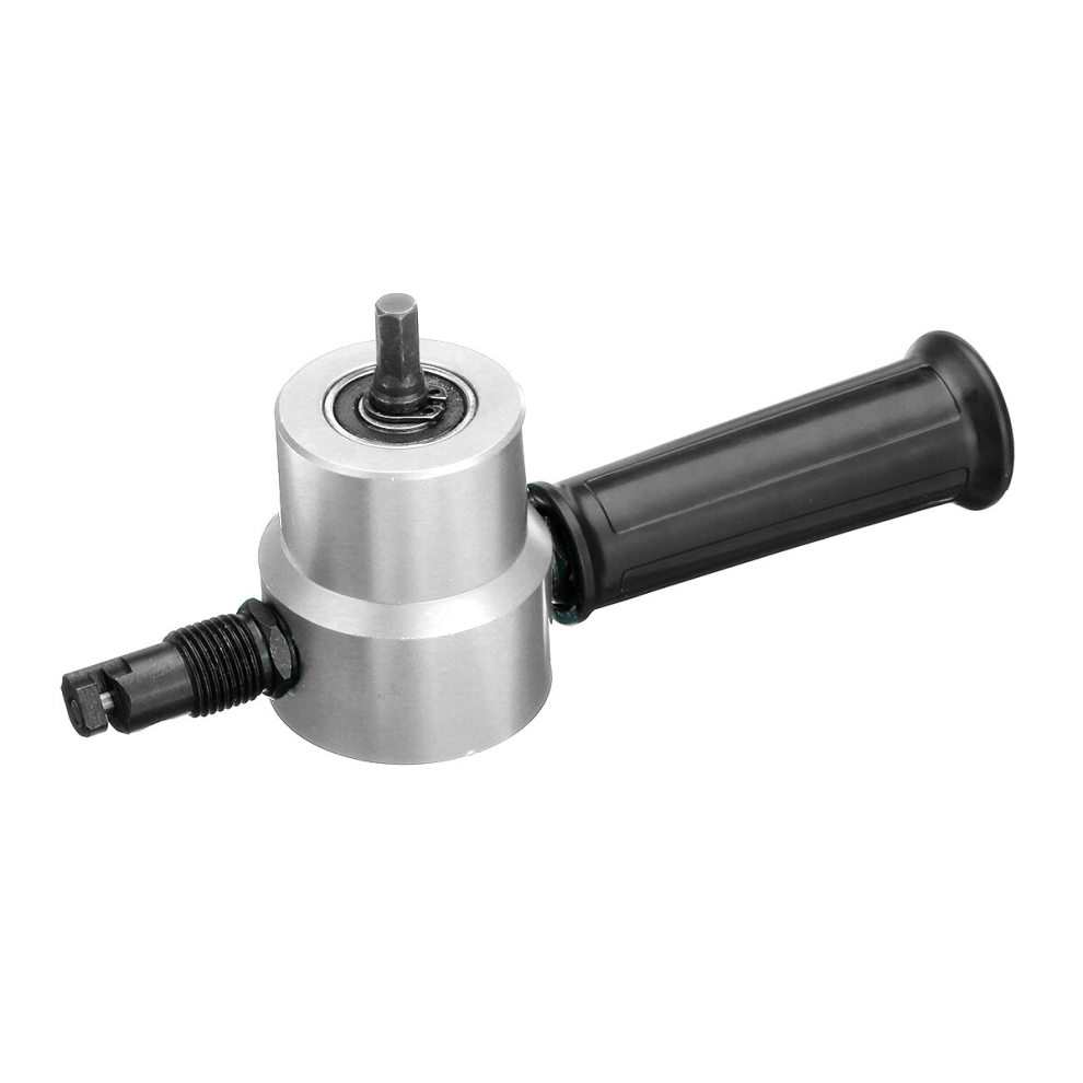 Double Head Sheet Metal Nibbler Cutter Cutting Tool Saw Power Drill Attachment 9309265313155