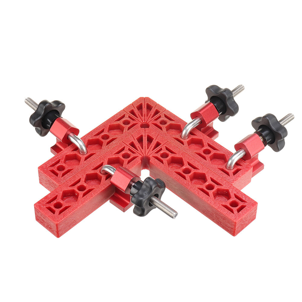 Drillpro 6 Inch 150Mm Woodworking Precision Clamping Square 90 Degree L-Shaped Auxiliary Fixture Splicing Board Positioning Panel Fixed Clip 6900080037344