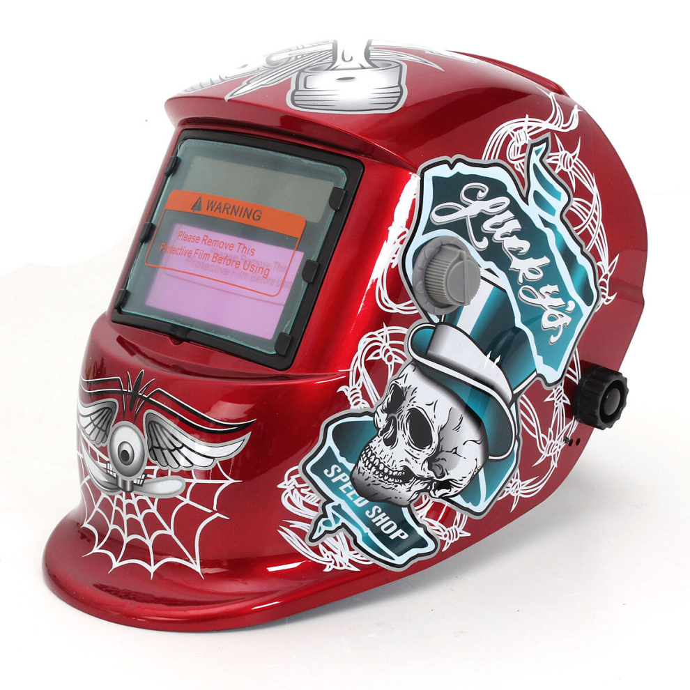 Solar Energy Auto Darkening Arc Tig Mig Welding/Grinding Helmet Mask 731943120073