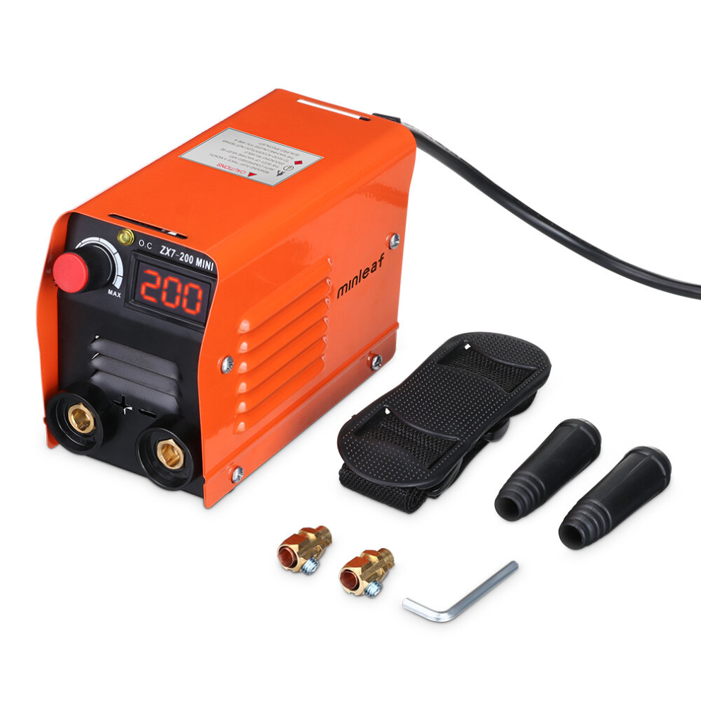 Minleaf Zx7-200 200A 220V Mini Electric Welding Machine Portable Digital Display Igbt Dc Inverter Arc Mma Stick Welder 6906141367139