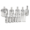 15pcs 3-42mm Diamond Drill Bits Set Hole Saw Cutter for Glass Ceramic 1